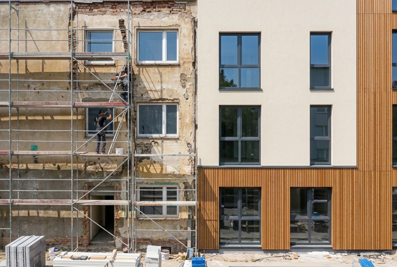 Fassadenarbeiten in Mainz, Wiesbaden & Frankfurt